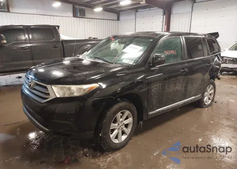 2012 Toyota Highlander Base V6 from USA, damaged, VIN 5TDBK3EH6CS100057